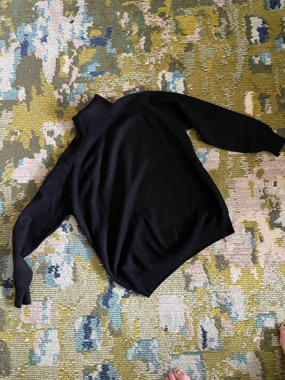 Black Turtleneck Sweater